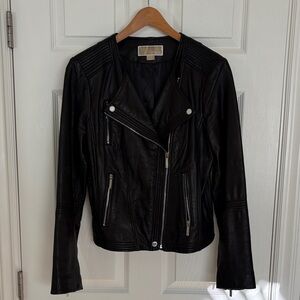 Michael Kors Black Leather Jacket